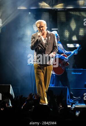 Leeds, UK. 6th Mar, 2020. Morrissey starts his latest UK & European tour at Leeds First Direct Arena, to coincide with the release of his latest album; I Am Not A Dog On A Chain Credit: Kenny Brown/Alamy Live News Stock Photo