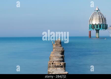 Germany, Mecklenburg-Vorpommern, Zingst, diving bell, Baltic Sea. Stock Photo