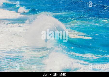 Waves, Fraser Island, World Heritage Area, Queensland, Australia Stock Photo