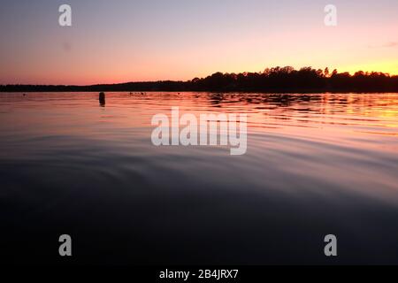 Lake Mälaren, also called Lake Mälar, lake in eastern Sweden, located just west of Stockholm, which lies at the lake–€™s junction with Salt Bay, an arm of the Baltic Sea. At one time Lake Mälaren was a bay of the Baltic, and seagoing vessels using it were able to sail far into the interior of Sweden. Because of movements of Earth–€™s crust, however, the rock barrier at the mouth of the bay had become so shallow by about 1200 that ships had to unload near the entrance, and the bay became a lake. Stock Photo