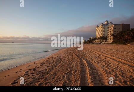 Resorts and hotels on Fort Lauderdale Beach Stock Photo