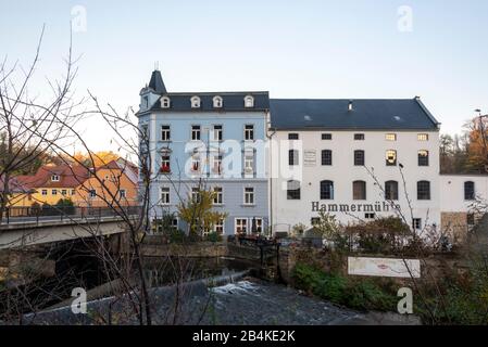 Germany, Saxony. Bautzen, view of the hammer mill in Bautzen, Upper Lusatia. Stock Photo