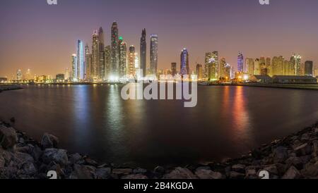 United Arab Emirates, Dubai Marina, Skyline, Middle East,