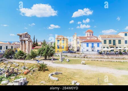 Roman Agora, Athens, Greece, Europe, Stock Photo