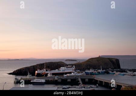 Hafen, Felsen, Island, Stykkishólmur Stock Photo