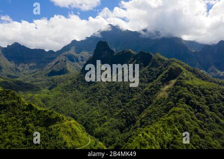 Impressions of Papenoo Valley, Tahiti, French Polynesia Stock Photo