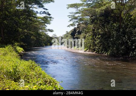 Impressions of Papenoo Valley, Tahiti, French Polynesia Stock Photo