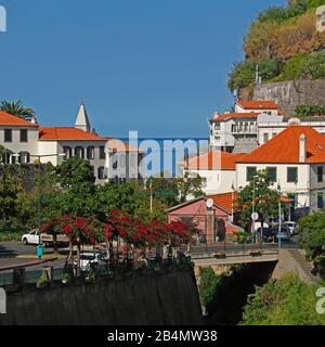 Historic center of Ponta do Sol, Madeira, Portugal Stock Photo