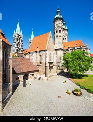 Germany, Saxony-Anhalt, Naumburg, Naumburg Cathedral of St. Peter and Paul, UNESCO World Heritage Stock Photo