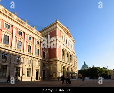 Vienna, concert hall Musikverein in Austria, Wien, 01. district, Old Town Stock Photo