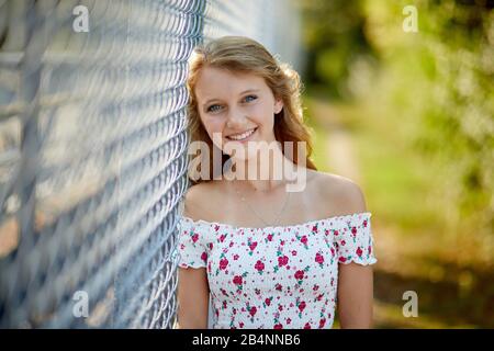 Personable young girl Stock Photo