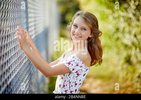 Personable young girl Stock Photo