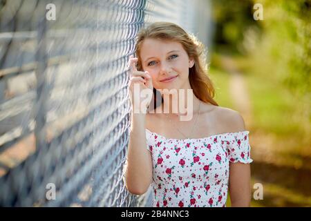 Personable young girl Stock Photo