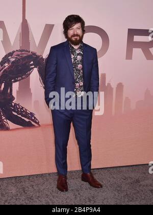 John Gallagher Jr. attending HBO's "The Newsroom" season 2 Los Angeles