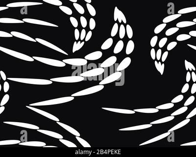 Black and white spots seamless pattern. Distorted spots. Background for fabrics, print, typography and advertising products. Vector illustration Stock Vector