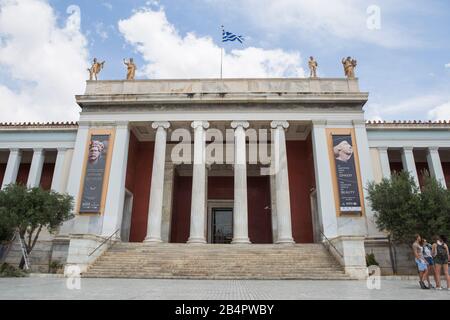 The Acropolis Museum is an archaeological museum focused on the findings of the archaeological site of the Acropolis of Athens in Greece. Stock Photo