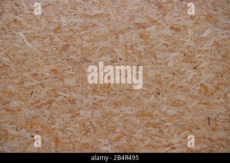 Chipboard Plywood Pressboard Texture, of wall or partition. Stock Photo