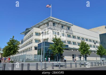 Botschaft der Vereinigten Staaten von Amerika, Ebertstrasse, Mitte, Berlin, Deutschland Stock Photo