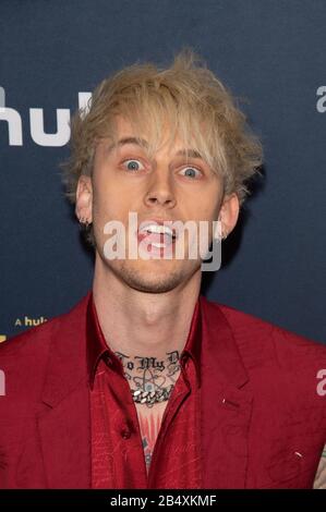 New York, United States. 06th Mar, 2020. Colson Baker AKA Machine Gun Kelly attends the premiere of 'Big Time Adolescence' at Metrograph in New York City. Credit: SOPA Images Limited/Alamy Live News Stock Photo