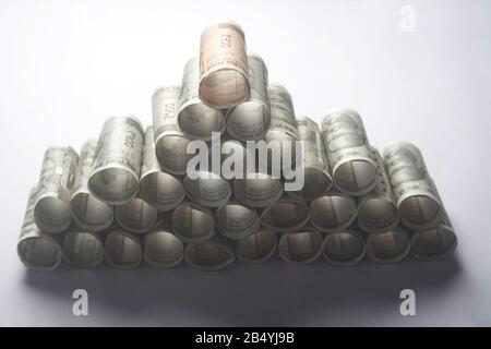 500.200 indian rupees Stock Photo