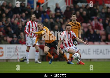 Stoke On Trent, UK. 07th Mar, 2020. during the EFL Sky Bet Championship match between Stoke City and Hull City at the bet365 Stadium, Stoke-on-Trent, England on 7 March 2020. Photo by Jurek Biegus. Editorial use only, license required for commercial use. No use in betting, games or a single club/league/player publications. Credit: UK Sports Pics Ltd/Alamy Live News Stock Photo