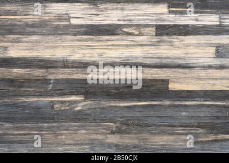 Flat surface made of wooden beams. View from above. High resolution texture. Natural material. Stock Photo