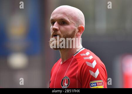 London, UK. 07th Mar, 2020. Jonny Williams of Charlton during the Sky Bet Championship match between Charlton Athletic and Middlesbrough at The Valley, London on Saturday 7th March 2020. (Credit: Ivan Yordanov | MI News) Photograph may only be used for newspaper and/or magazine editorial purposes, license required for commercial use Credit: MI News & Sport /Alamy Live News Stock Photo