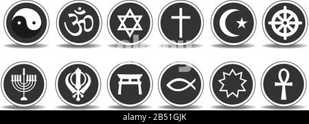 Religious Icons Stock Vector