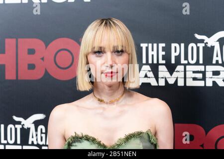 NEW YORK, NY - MARCH 04: Zoe Kazan attends HBO's 'The Plot Against America' premiere at Florence Gould Hall on March 04, 2020 in New York City. Stock Photo