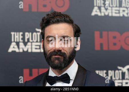 NEW YORK, NY - MARCH 04: Morgan Spector attends HBO's 'The Plot Against America' premiere at Florence Gould Hall on March 04, 2020 in New York City. Stock Photo