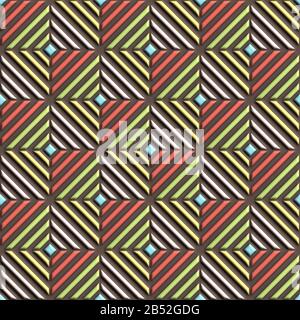 Plastic background tiles with embossed abstract ornament Stock Photo