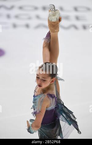 Kamila VALIEVA from Russia, during Junior Ladies Free ...
