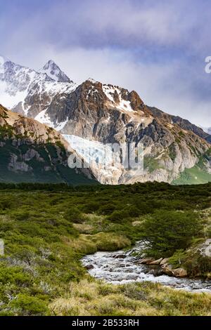 Piedras Blancas Glacier, Parque Nacional Los Glaciares, Patagonia Argentina Stock Photo