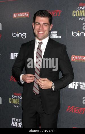 November 17, 2012, Los Angeles, CA, USA: LOS ANGELES - NOV 17:  Max Greenfield at the 3rd Annual Power Of Comedy Event at the Avalon Hollywood on November 17, 2012 in Los Angeles, CA (Credit Image: © Kay Blake/ZUMA Wire) Stock Photo
