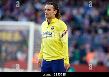 Barcelona, Spain. 07th Mar, 2020. Antoine Griezmann of FC Barcelona during the Liga match between FC Barcelona and Real Sociedad at Camp Nou on March 07, 2020 in Barcelona, Spain. Credit: DAX/ESPA/Alamy Live News Stock Photo