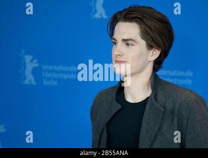 Actor Maximillian Johnson at the photocall for the film High Ground at the 70th Berlinale International Film Festival, on Sunday 23rd February 2020, Hotel Grand Hyatt, Berlin, Germany. Photo credit: Doreen Kennedy Stock Photo