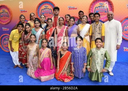 07 March 2020 - Burbank, California - Dancers. Disney Junior's 'Mira, Royal Detective' Los Angeles Premiere held at Walt Disney Studios. Photo Credit: Birdie Thompson/AdMedia /MediaPunch Stock Photo