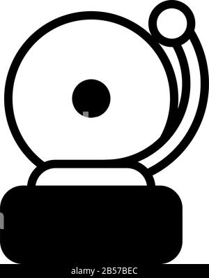 alarm bell on white background vector illustration design Stock Vector