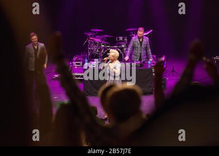 London, UK. 7th March 2020.  Disco polo is a genre of popular dance music, created in Poland. Annually in the O2 Shepherds Bush Empire, fans of Disco Polo Music gather to see  the most popular Polish bands. Credit: Marcin Nowak/Alamy Live News Stock Photo