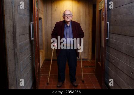 London, UK. 7th Mar 2020. Lord Judd ahead of the Anna Politkovskaya award at the RAWinWAR (Reach All Women in War) event, part of the WOW Festival at the Southbank in London Saturday March 7, 2020.  Anna Politkovskaya award in presented annually to a woman human rights defender from a conflict zone who stands up for the victims of conflict, often at great personal risk. Credit: Luke MacGregor/Alamy Live News Stock Photo