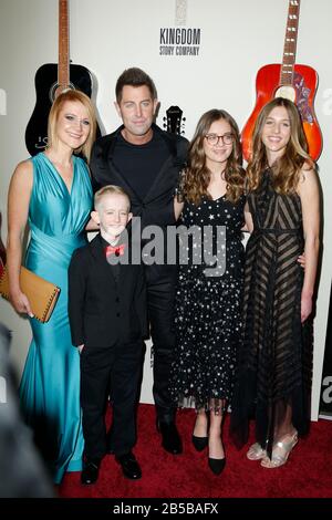 Hollywood, USA. 07th Mar, 2020. Adrienne Camp, Jeremy Camp, Bella Camp, Egan Thomas Camp, Aerie Camp walking the red carpet at the Premiere Of Lionsgate's 'I Still Believe' held at ArcLight Hollywood on March 7, 2020 in Hollywood, California USA (Photo by Parisa Afsahi/Sipa USA) Credit: Sipa USA/Alamy Live News Stock Photo