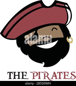 Pirate logo Stock Vector