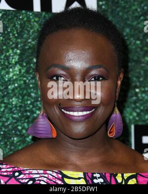 Burbank, United States. 07th Mar, 2020. BURBANK, LOS ANGELES, CALIFORNIA, USA - MARCH 07: Constance Ejuma arrives at The Diaspora Dialogues' 3rd Annual International Women Of Power Luncheon held at the Arbat Banquet Hall on March 7, 2020 in Burbank, Los Angeles, California, United States. (Photo by Xavier Collin/Image Press Agency) Credit: Image Press Agency/Alamy Live News Stock Photo