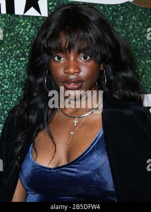 Burbank, United States. 07th Mar, 2020. BURBANK, LOS ANGELES, CALIFORNIA, USA - MARCH 07: Adanna Duru arrives at The Diaspora Dialogues' 3rd Annual International Women Of Power Luncheon held at the Arbat Banquet Hall on March 7, 2020 in Burbank, Los Angeles, California, United States. (Photo by Xavier Collin/Image Press Agency) Credit: Image Press Agency/Alamy Live News Stock Photo