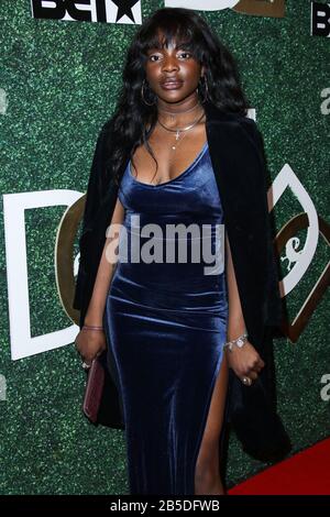 Burbank, United States. 07th Mar, 2020. BURBANK, LOS ANGELES, CALIFORNIA, USA - MARCH 07: Adanna Duru arrives at The Diaspora Dialogues' 3rd Annual International Women Of Power Luncheon held at the Arbat Banquet Hall on March 7, 2020 in Burbank, Los Angeles, California, United States. (Photo by Xavier Collin/Image Press Agency) Credit: Image Press Agency/Alamy Live News Stock Photo