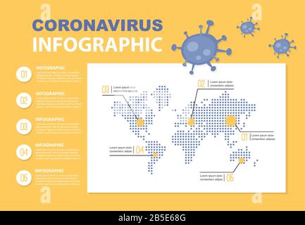 corona virus 2019-nCoV infographics. China pathogen respiratory coronavirus. Flu spreading of world. Dangerous chinese ncov corona virus, risk alert. Stock Vector