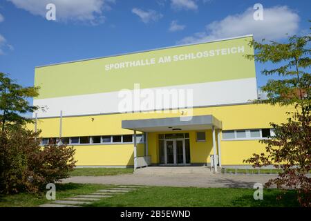 Sporthalle am Schlossteich, Chemnitz, Sachsen, Deutschland Stock Photo