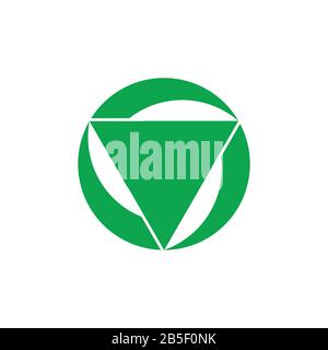 triangle circle motion design logo vector Stock Vector Image & Art - Alamy