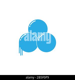 simple candy shine simple decoration logo vector Stock Vector