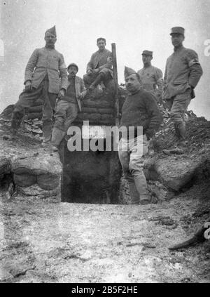 1. Weltkrieg Französisches Heer / 1st World War French Land Forces (Army) / Grande Guerre Armée de terre Stock Photo